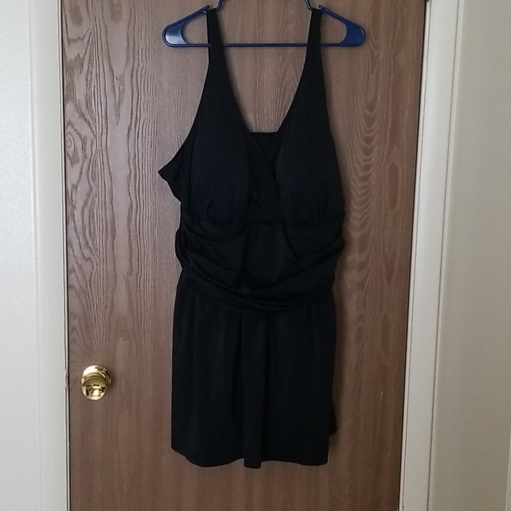 D&co. layered swim dress
